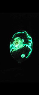 Personalized Glitter Wine Glass - Custom