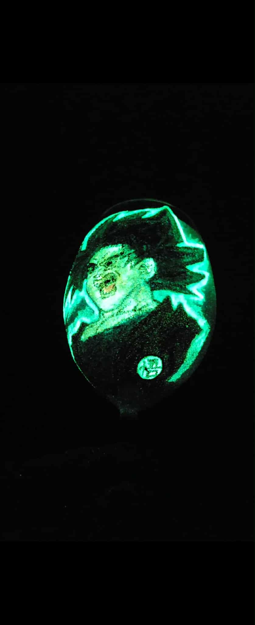 Personalized Glitter Wine Glass - Custom